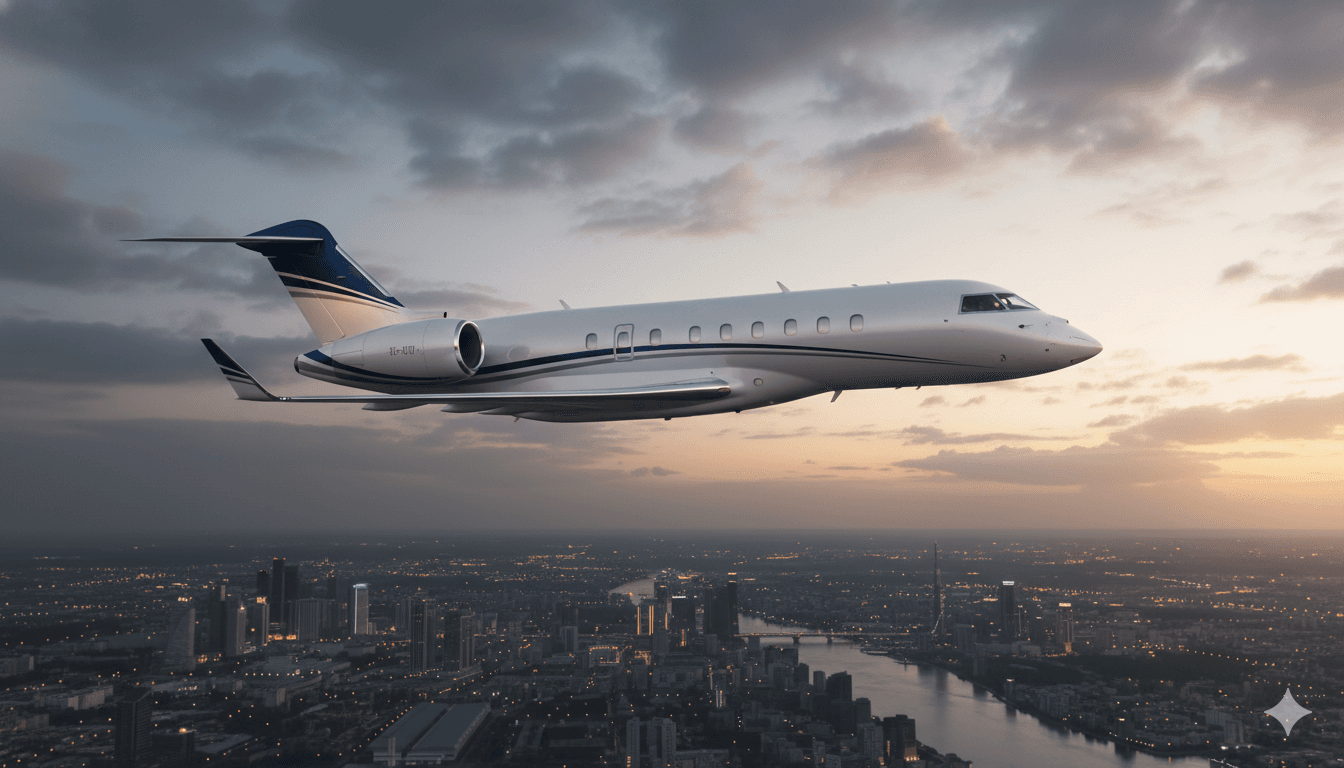 <p>Bombardier <strong>Global 5000</strong></p>